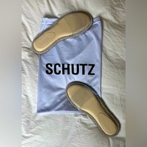 SCHUTZ Clear Sandals